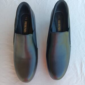 Dream Pairs Shoes Women's 11 Black Chunky 3-inch Heel Faux Leather